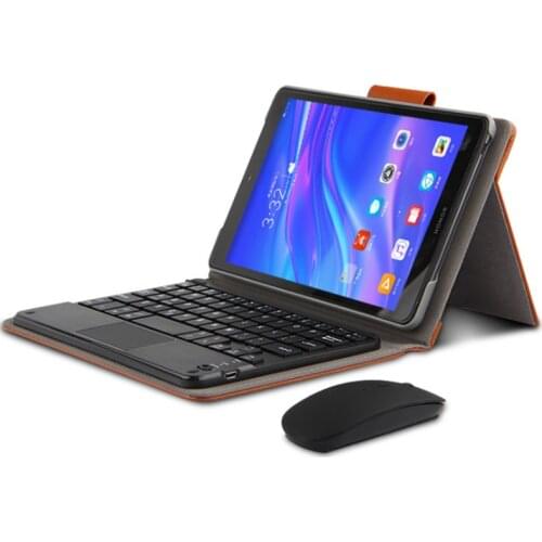 Huawei M5 Lite Keyboard Case For 10 inch Tabelts,2 in 1 Bluetooth Wireless Keyboard With Touchpad & Folio Cover