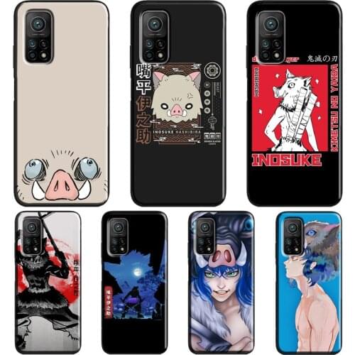 Inosuke Demon Slayer For POCO M3 Pro F3 X3 NFC Case For Xiaomi Mi Note 10 Lite A3 9T 10T Pro Mi 11 Lite Coque