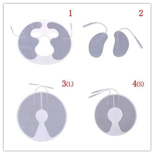 4 Type Face Breast Electrode Pads For Electric Tens Digital Therapy Machine For Slimming Electric Massager Frequency