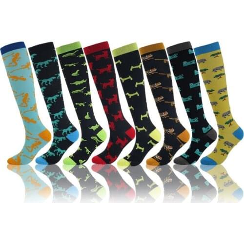 Compression Socks For Women & Men Circulation Compression Socks Knee High Best For Running,Medical,Nurse,Travel,Cycling,Diabetes