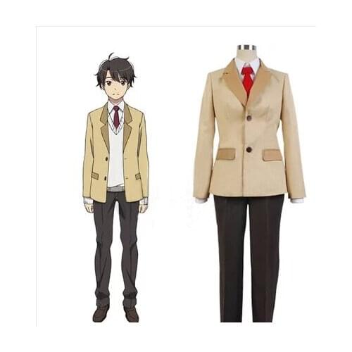 Can be tailored Anime ALDNOAH.ZERO cosplay Kaizuka Inaho Halloween male cosplay costumes School uniform coat+shirt+tie+pants