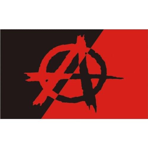 Freedom red anarchy flag Decoration banner 90*150cm/ 3x5ft flag for hanging