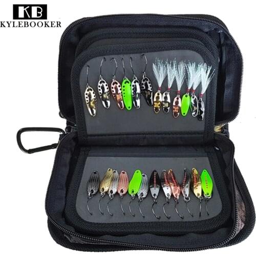 Multi-Purpose Sequins Lure Bag Alicate Pesca Spoon Spinner Bait Fishing Bags Sac De Peche Hook Accessory Storage bags