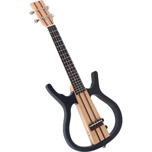 Novelty Electric Tenor Ukulele Solid Wood Body Ukulele Guitar 26'' Starter Beginners Kit Gift