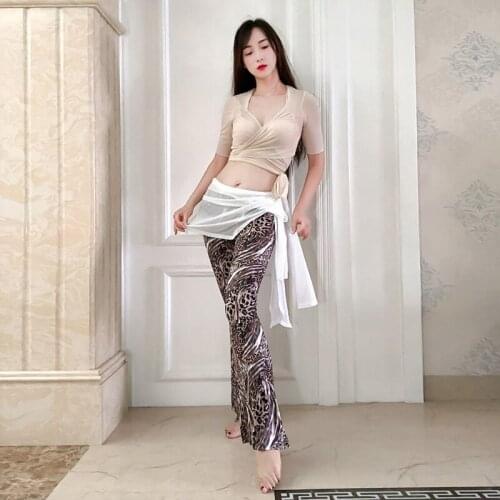 New Dancer belly dance practice performance suit Drum solo fusion wind inspired street shaabi style