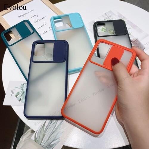 Slide Lens Protection Transparent Phone Case For Samsung M31 Prime M21S F41 M51 Cases Shockproof Cover For Samsung Quantum 2 A82