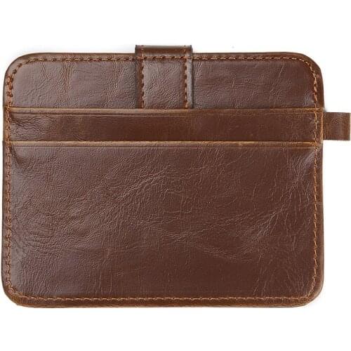 Luxury Brand Mini Wallets Multifunctional Purse Casual Credit Card Holder Fashion Hasp Rfid Wallet Men Leather Slim Coin Pocket