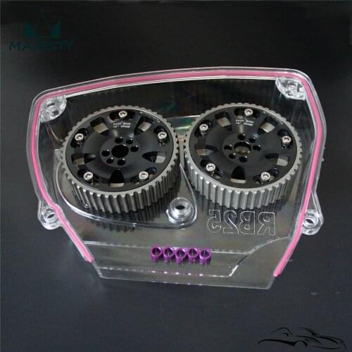 Cam Gear Pulley + Timing Belt Cover For N*issan Skyline R32 R33 GTS RB25DET