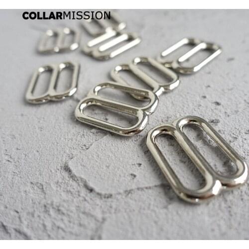 DIY dog collar For 20mm webbing metal adjustable buckle loop DIY Strap bag belt accessory durable and strong slider BZK20Y