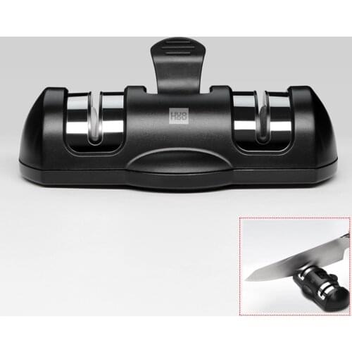 Youpin XIAOMI Mijia Sharpen Stone Double Wheel Whetstone Sharpeners K-nife Sharpening Tool Grindstone Kitchen Tools HUOHOU