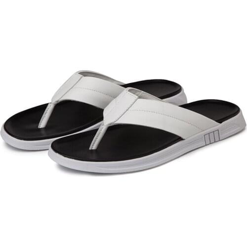 Trabajo mens hombres por room flops for slip Flip designer summer soft work flip-flops leather slippers-men zapatillas sandals