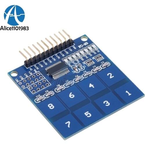 TTP226 8 8CH Channel Digital Capacitive Switch Touch Sensor Module for arduino Touch Sensor IC 8 keys DIY KIT
