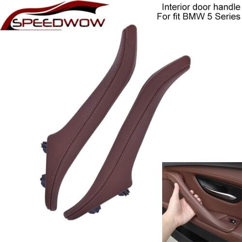 SPEEDWOW Car Inner Handle Interior Door Panel Pull Trim Cover Front For BMW 5 Series F10 F11 F18 2010-2017 520 523 525 528 530