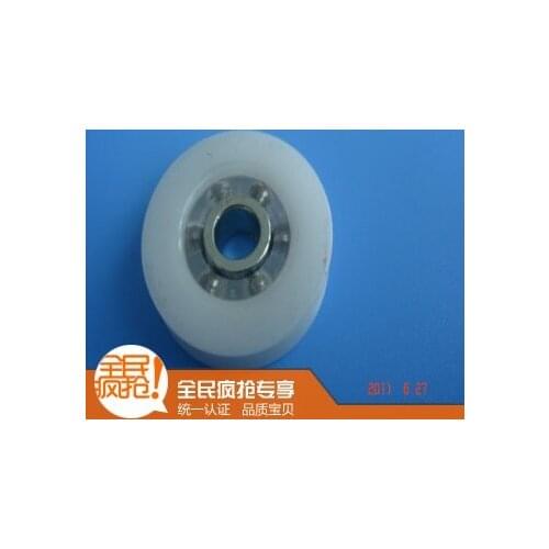 High quality Plastic pulley Drawer Pulley Screw wheel door wheel roller size 6*22*7mm