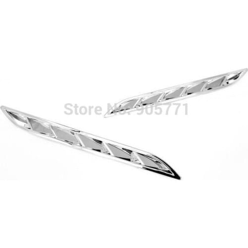 High Quality Chrome Side Hood Air Vent Trim for Suzuki Grand Vitara 06-12 free shipping