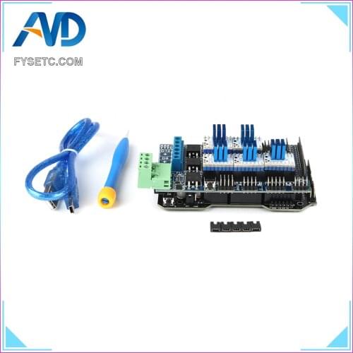 3D Printer Parts RE-ARM 32 Bit Control Board Upgrade Mega 2560 R3+ Ramps 1.5 Control Panel +5pcs TMC2130 V1.0 Motor Driver
