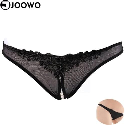 Hot Sale Women Sexy G-string Briefs Thongs Panties Knickers Lingerie Underwear Pearl Clitoris Massager Sex Toys For Women