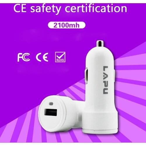 100pcs USB Quick Car Charger Mobile Phone USB Fast Car Charger Adapter for Xiaomi for Android For iph