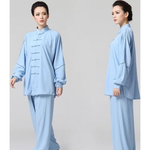 2017 New Linen Cotton Long Sleeved Clothes Tai Chi Clothing For Men And Women Cotten And Flax Tai Chi Suit Kung Fu Uniform