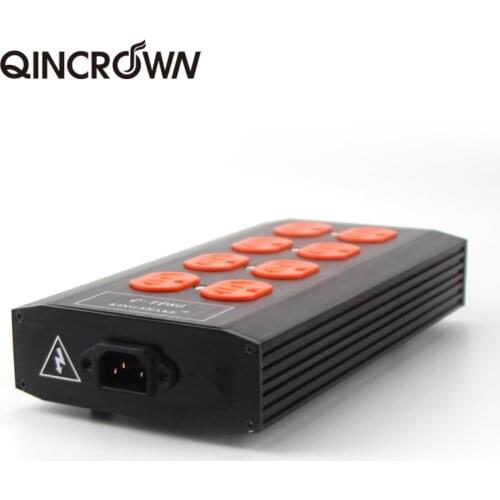 QINCROWN 15A 250v US Outlets Power Strip Hifi audio power conditioner power socket power purifier
