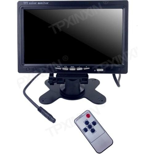 12V-24V 7 inch TFT LCD Color HD Monitor for Car CCTV Reverse Rear View Backup Camera TPXINXIN Store