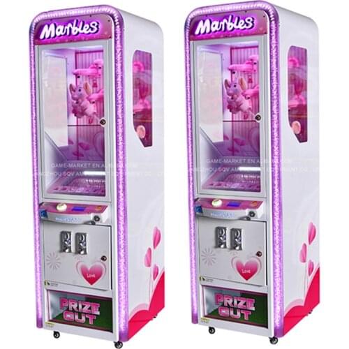 SQV luxury crazy coin operated arcade vending gift toy calw children crane game machine