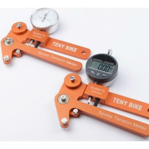 Spoke Tension Tester Digital Scale 0.01mm Bike Indicator Attrezi Meter Tensiometer Bicycle Spoke Tension Wheel Builders Tools