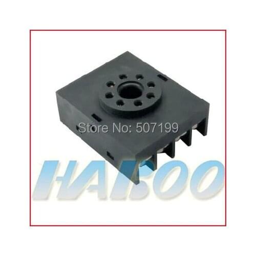 HABOO 10F-2Z-A mini relay electrical socket 2NO+2NC switch socket 10A 300V