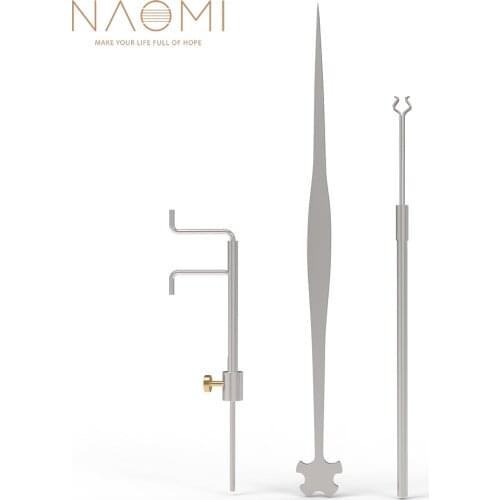 NAOMI Violin Luthier Tools Sound Post Gauge Measurer Retriever Clip SET Violin Parts & Accessories