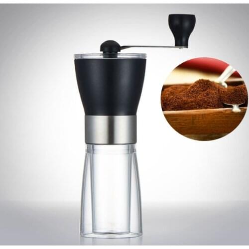 Kitchen Gadgets Manual Coffee Grinder Save Space Ceramic Core Wear-resisting Hand Shake Washable Coffee Bean Mill