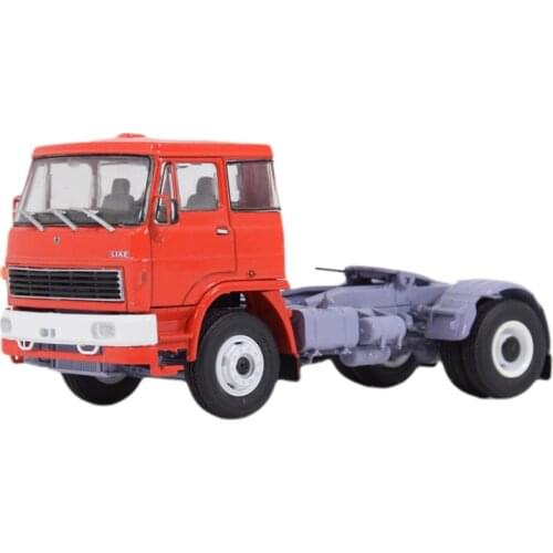 Diecast 1:43Scale Russian LIAZ-110 Skoda Two-axleTruck Traction Container Truck Transport Truck Decoration DisplayGift Hot Toys