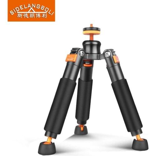 QZSD SIDELANGBOLI SL-166 Multifunctional Mini Tabletop Tripod Desktop Flexible Portable Base DSLR Video Monopod Bracket Support