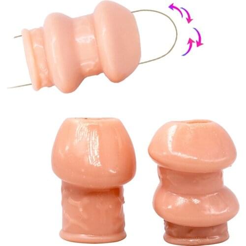 Reusable Foreskin Corrector for Men Silicone Cock Ring Ghost Exerciser Delay Ejaculation Adult Sex Toys Male Penis Stretcher 18