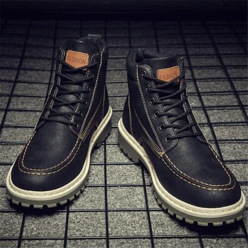 Men Boots Genuine Leather Chelsea Boots Autumn and Winter Classic Mens Boots Thick Fur Warm Men Shoes Male Big Size Shoe