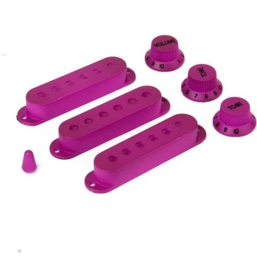 3Set Guitar Pickup Covers Knobs Tips ACCESSORY for Fender ocaster