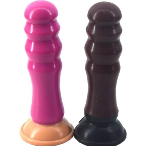 Newest! Unisex Silicone Big Anal Plug Womans G-Spot Stimulator Male Prostate Massager Anal Beads Adult Products Sex Shop