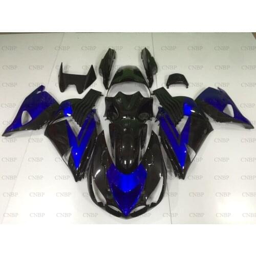 For Kawasaki Zx14r 2006 - 2011 Abs Fairing Zx14 Zx-14r 2008 Bodywork for Kawasaki Zx14r 2010 Black Blue Motorcycle Fairing