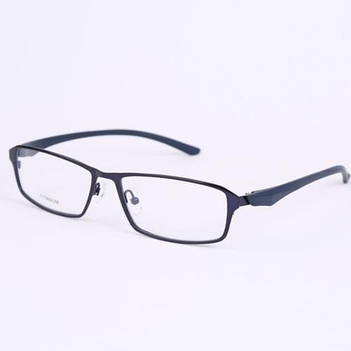 Fashion Square mens eyeglasses frames Optical glasses frame Men Myopia Prescription glasses male full Metal Spectacles eyewear