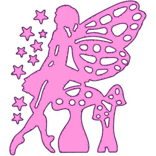 PANFELOU Fairy Butterfly Scrapbooking DIY Embossing Mothers Day paper dies cutting dies carbon steel cutter Metal die cards