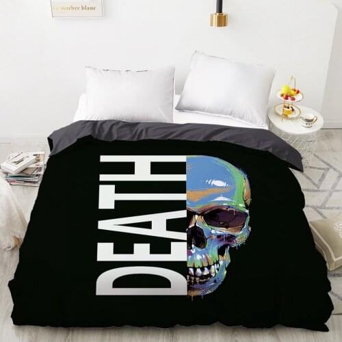 Duvet cover Quilt/Blanket/Comfortable Case Luxury Bedding 140x200 150x200 240x220 240x260 for Home 3D Print Skull death
