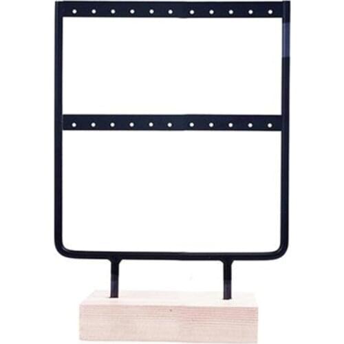 Practical 24/44 Holes 2 Layers Earrings Ear Studs Organizer Rack Jewelry Display Stand New