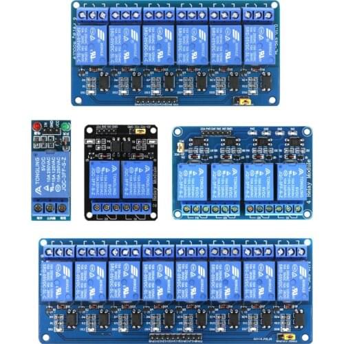 5V 1/2/4/6/8 Channel Relay Module with optocoupler 5V Relay Output 1 2 4 6 8 way relay module for Arduino
