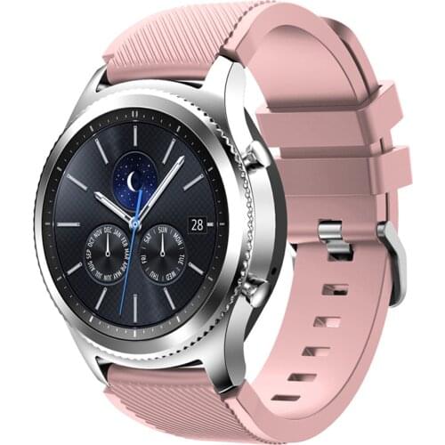 22/20mm Huawei watch gt 2 strap For Samsung galaxy watch 46mm 42mm active 2 Gear S3 frontier silicone belt 45mm 41mm watch band