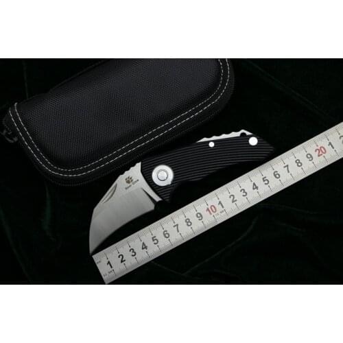 Bear claw Parrot ball bearing folding knife D2 blade G10 + steel Handle Hunting outdoor camping survive pocket knives EDC tool