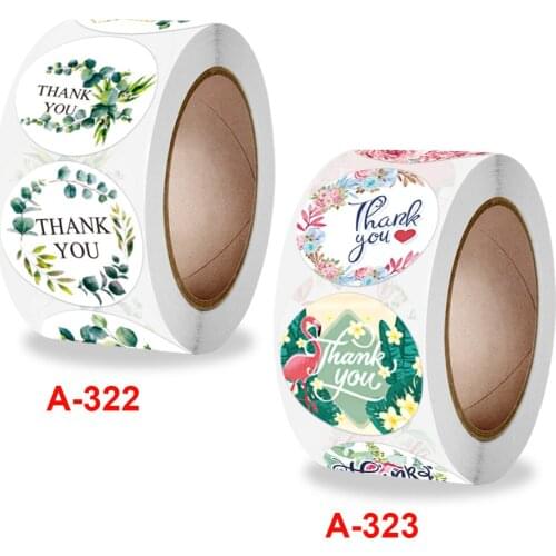 Thank you for the package. Flower seal, envelope decoration, self-adhesive label, sticker