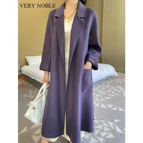 Женские шерстяные пальто VERY NOBLE China At AliExpress
