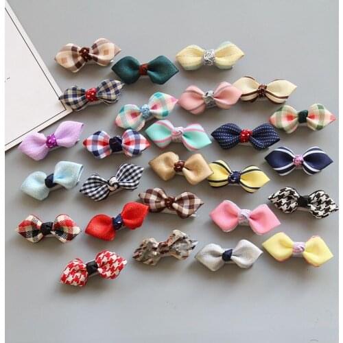 2 pcs/lot Cute Bowknot Hairpin Baby Girls Kids Hair Clips Bows Barrette Accessories For Children Hairgrip Hairclip Headdress