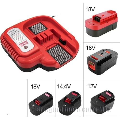 Replacement Charger for Black&Decker 9.6V-18V Slide Pack Batteries can be used for Black&Decker NI-CD NI-MH battery charging