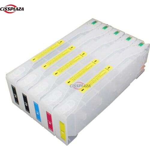 CISSPLAZA refill ink cartridge compatible for EPSON pro 7710 pro 9700 with chip +1 chip resetter +1 maintenance resetter