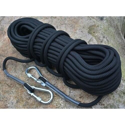 10M 12MM 2600KG Outer wall cleaning rope for acid environment aerial work safety insurance working sport harnesshardware